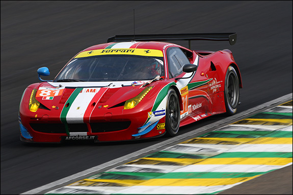 15th, #81, Stephen Wyatt, Michele Rugolo, Andrea Bertolini, Ferrari 458 Italia