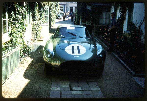 The cars were worked on in the Hotel de France courtyard