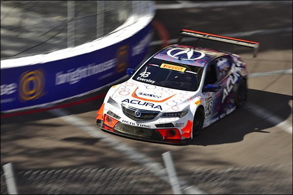 Austin, TX - Mar 11, 2016: Pirelli World Challenge teams take to the track on Pirelli tires for a test session for the Pirelli World Challenge at Circuit of the Americas in Austin, TX.