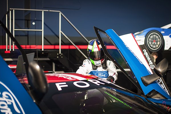 2016 World Endurance Championship. Turweston, England Ford GT shakedown and Ford GT40 drive. 29th February 2016. Photo: Drew Gibson.