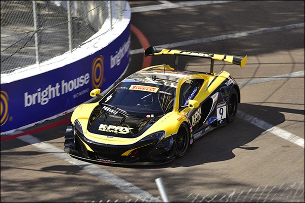 Austin, TX - Mar 11, 2016: Pirelli World Challenge teams take to the track on Pirelli tires for a test session for the Pirelli World Challenge at Circuit of the Americas in Austin, TX.
