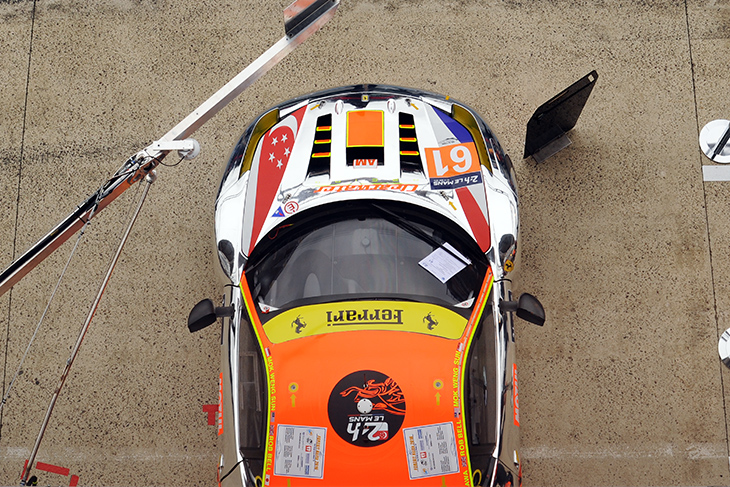 61-Clearwater-Ferrari-Le-Mans-Test-2016-paddock