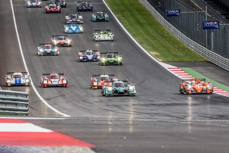 Race Start at the ELMS 4 Hours of Red Bull Ring - RedBull Ring Circuit - Spielberg - Austria