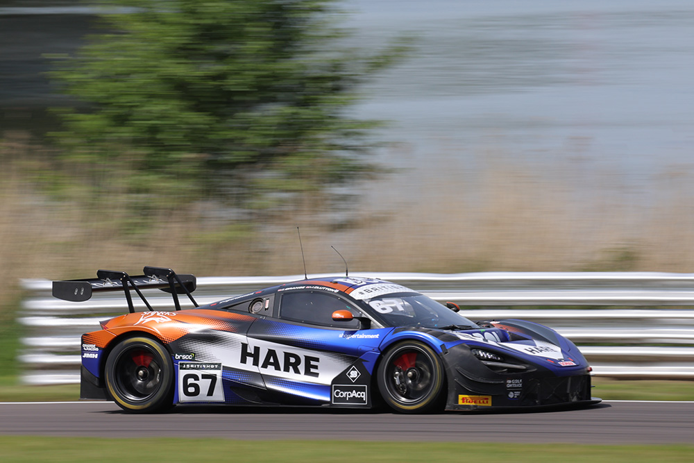 Orange Racing Vice Clutton Fastest In Orange Racing JMH McLaren In Oulton Park Practice